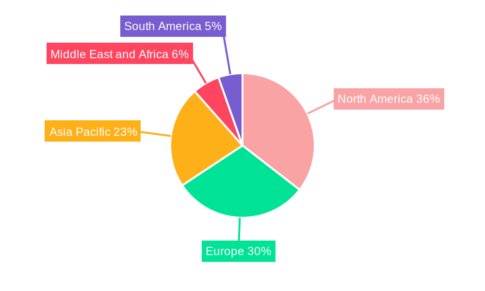 Angio Suites Market Market Share by Region - Global Geographic Distribution