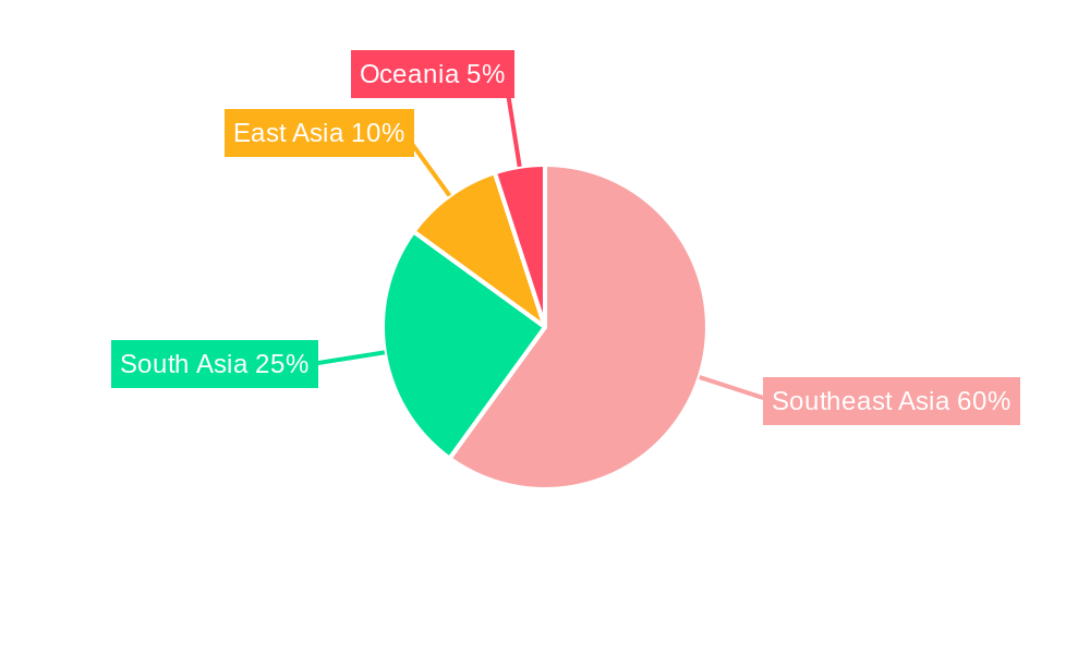 Asia-Pacific Islamic Finance Market Market Share by Region - Global Geographic Distribution