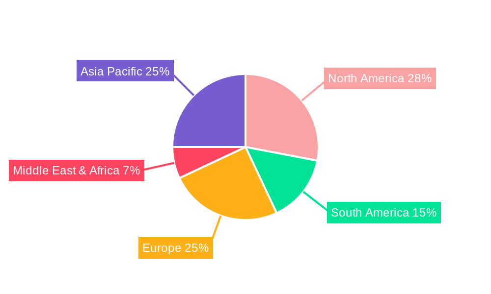 Biochemical Pesticides Market Share by Region - Global Geographic Distribution