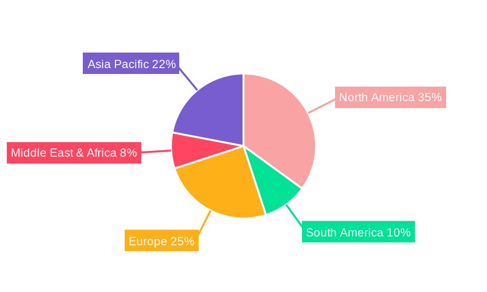 Burial Products and Services Market Share by Region - Global Geographic Distribution