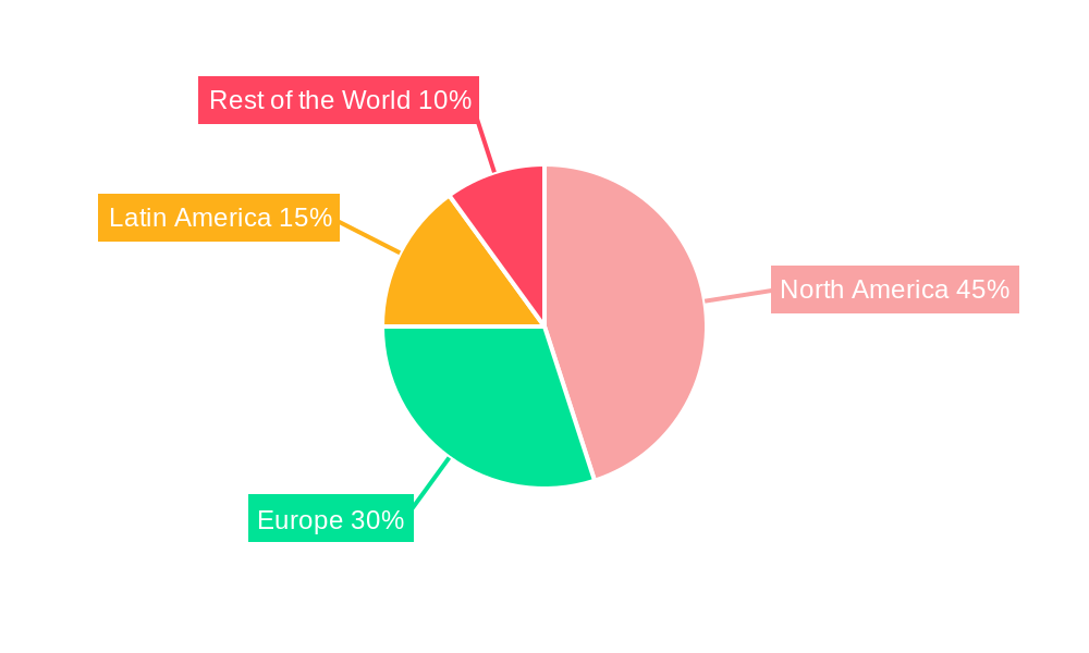 Cannabis Packaging Industry Market Share by Region - Global Geographic Distribution
