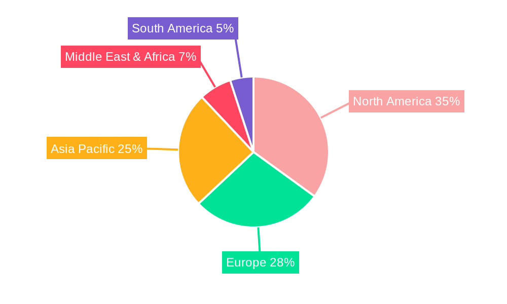Cloud Encryption Technology Market Share by Region - Global Geographic Distribution