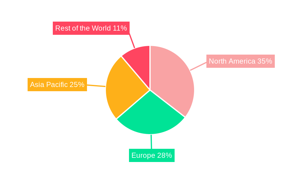 Data Classification Market Market Share by Region - Global Geographic Distribution