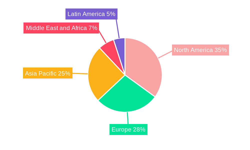 Drone Logistics Market Market Share by Region - Global Geographic Distribution