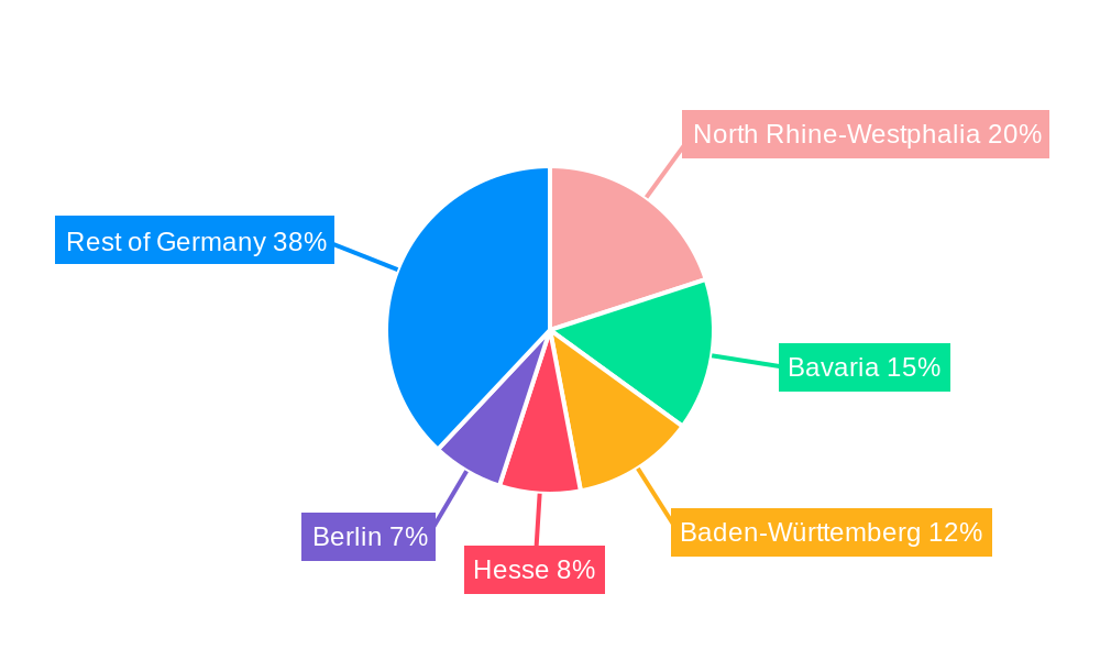E-Brokerage Market in Germany Market Share by Region - Global Geographic Distribution