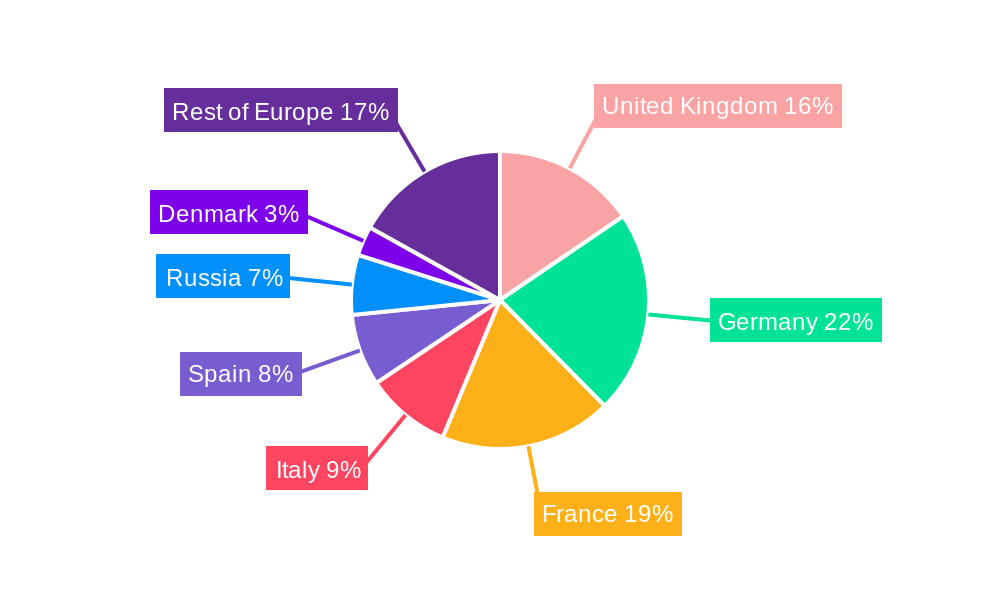 Europe Flavored Chocolate Milk Market Market Share by Region - Global Geographic Distribution