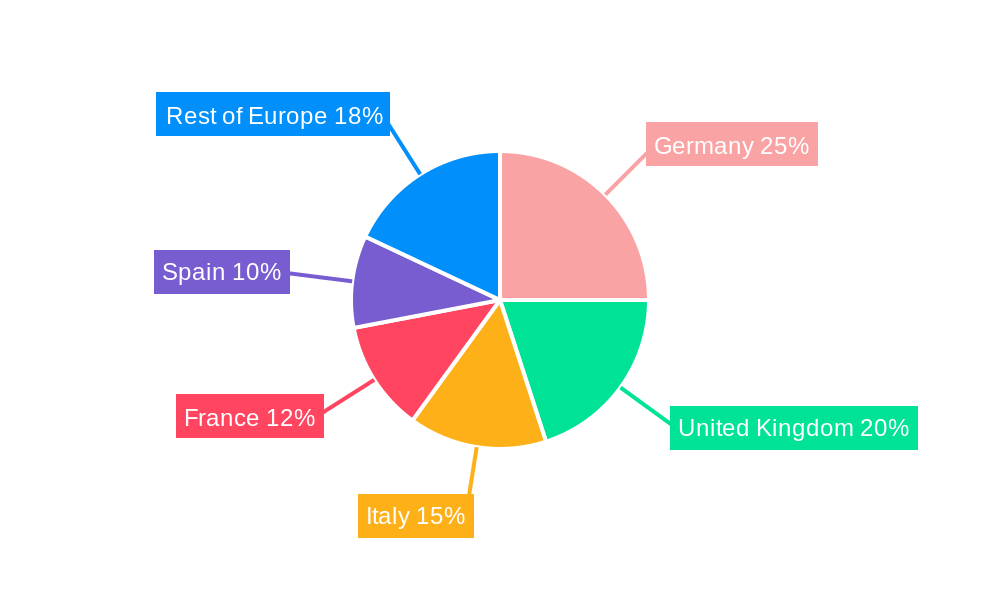 Europe Geopolymer Market Market Share by Region - Global Geographic Distribution
