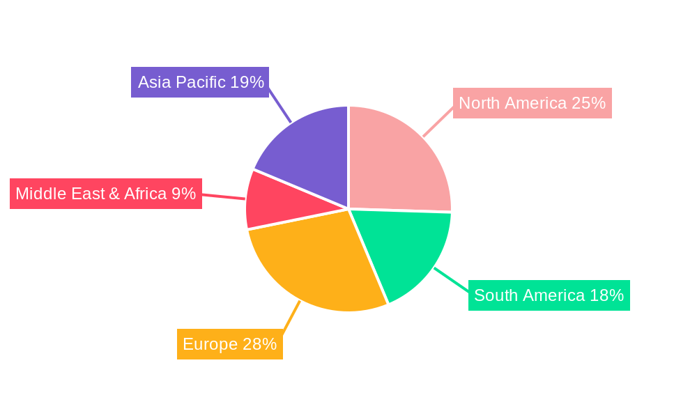 Farm Equipment Market Market Share by Region - Global Geographic Distribution