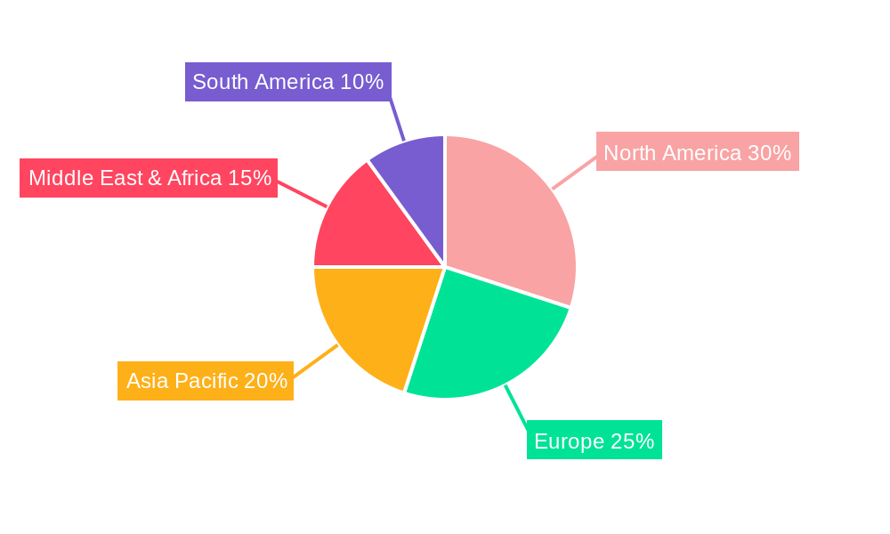 Fixed Wing Aircraft Fuel Tank Market Share by Region - Global Geographic Distribution