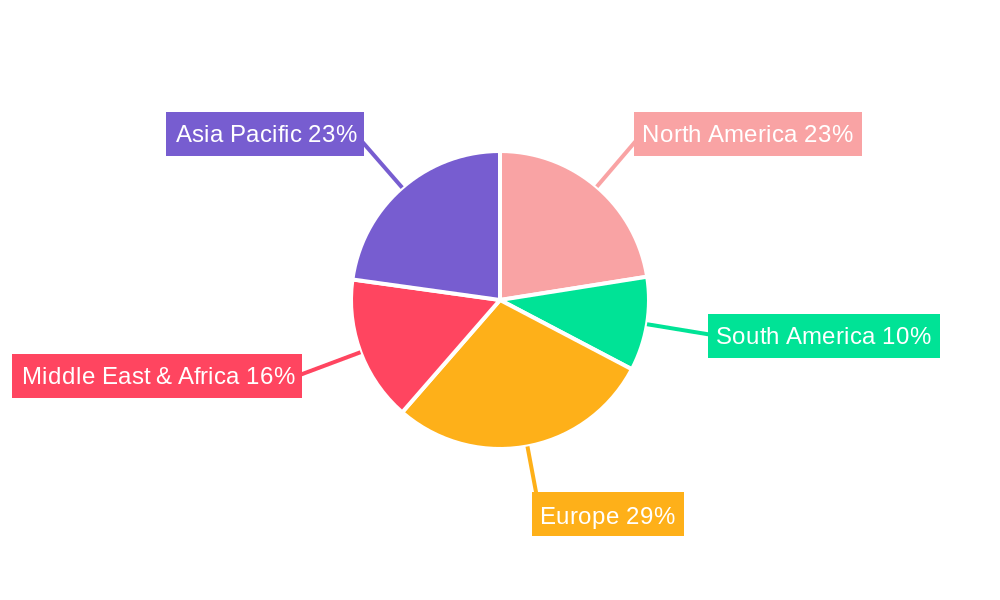 GCC Fitness Ring Market Market Share by Region - Global Geographic Distribution