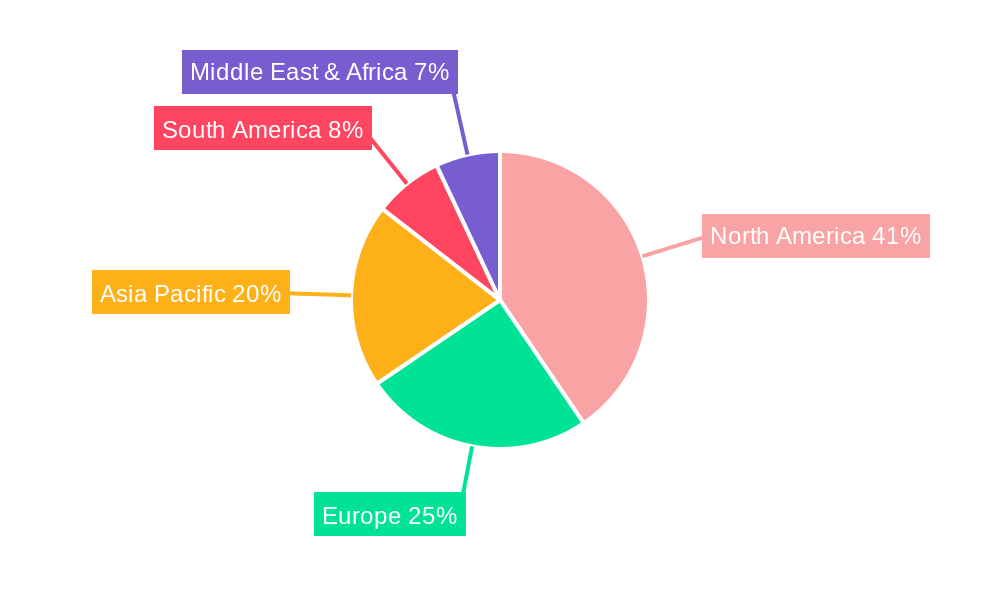 General Aviation Aircraft Industry Market Share by Region - Global Geographic Distribution