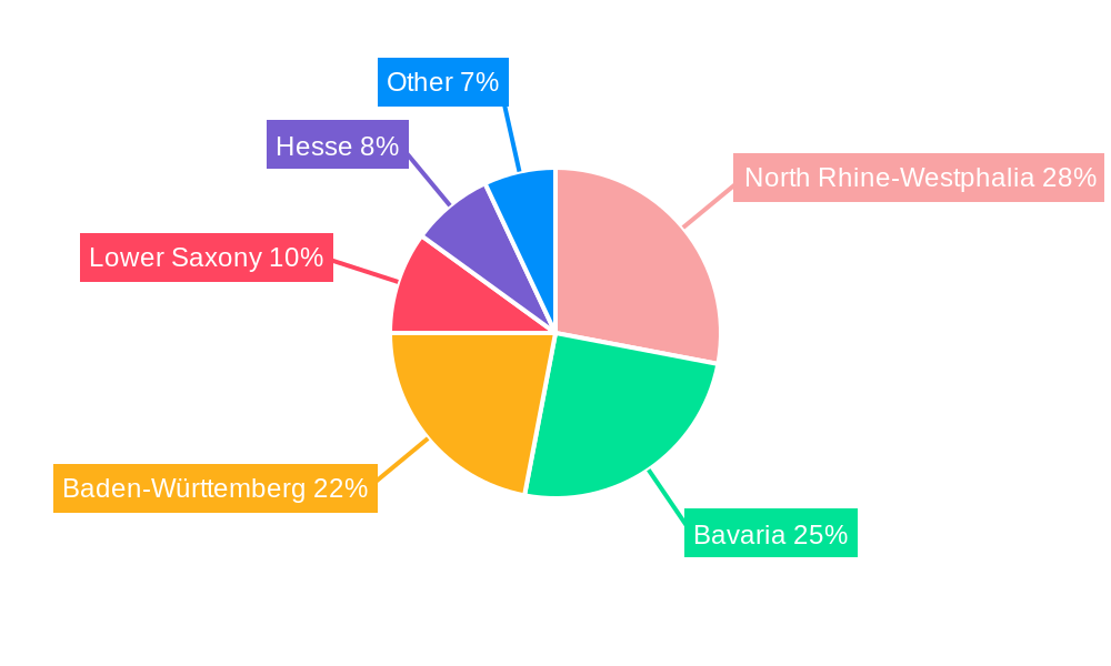 Germany Adhesives Industry Market Share by Region - Global Geographic Distribution