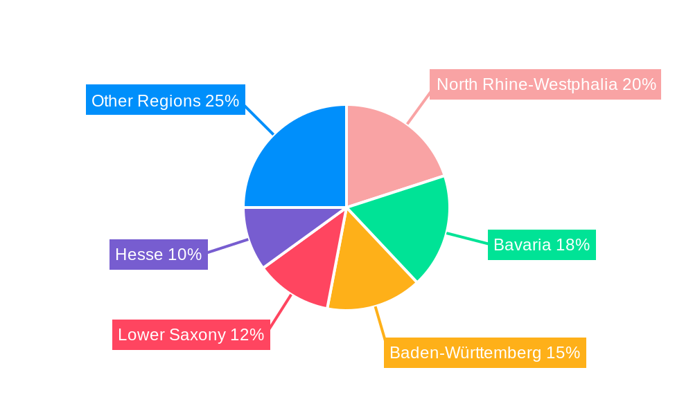 Germany Flooring Market Market Share by Region - Global Geographic Distribution