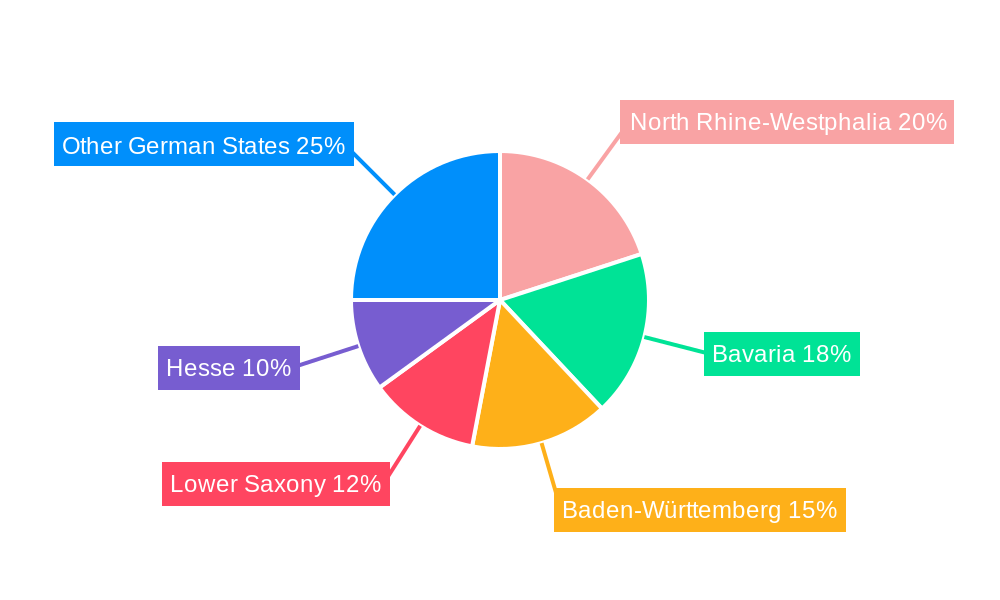 Germany Prefab Wood Buildings Market Market Share by Region - Global Geographic Distribution