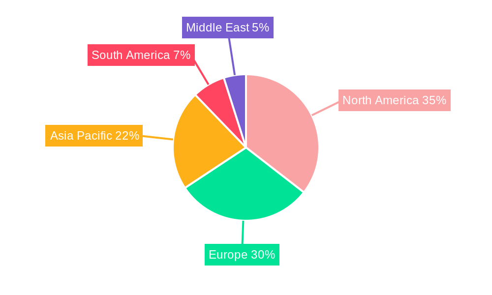 Global Payroll Services Market Market Share by Region - Global Geographic Distribution