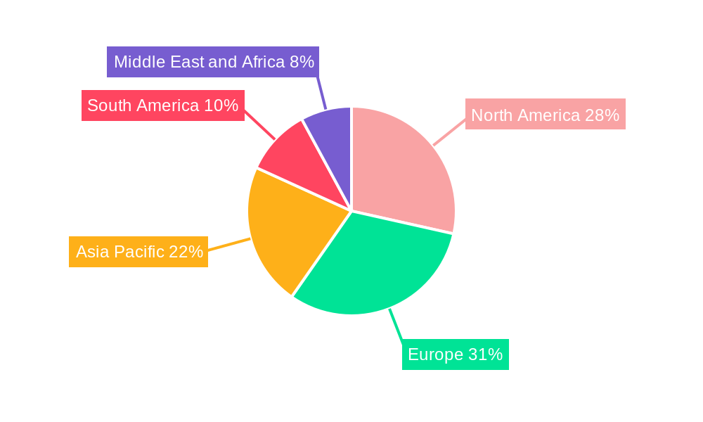 Gourmet Salt Industry Market Share by Region - Global Geographic Distribution