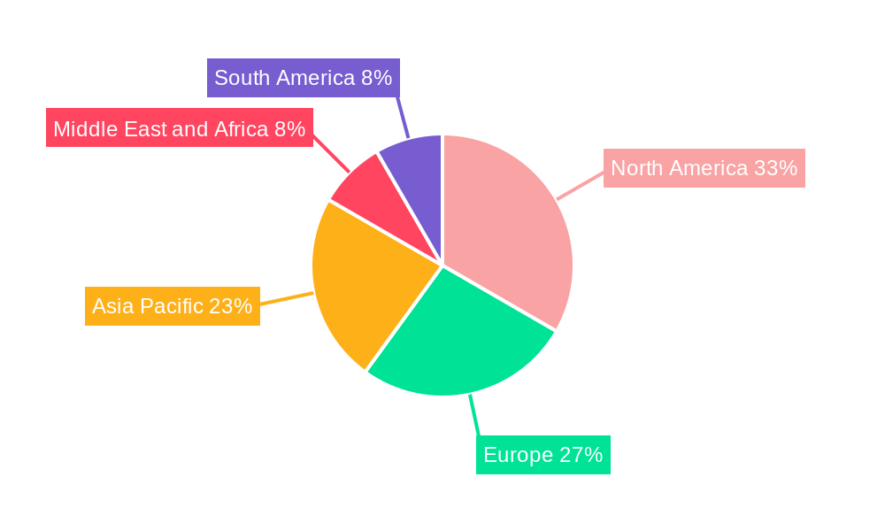 Human Liver Models Market Market Share by Region - Global Geographic Distribution