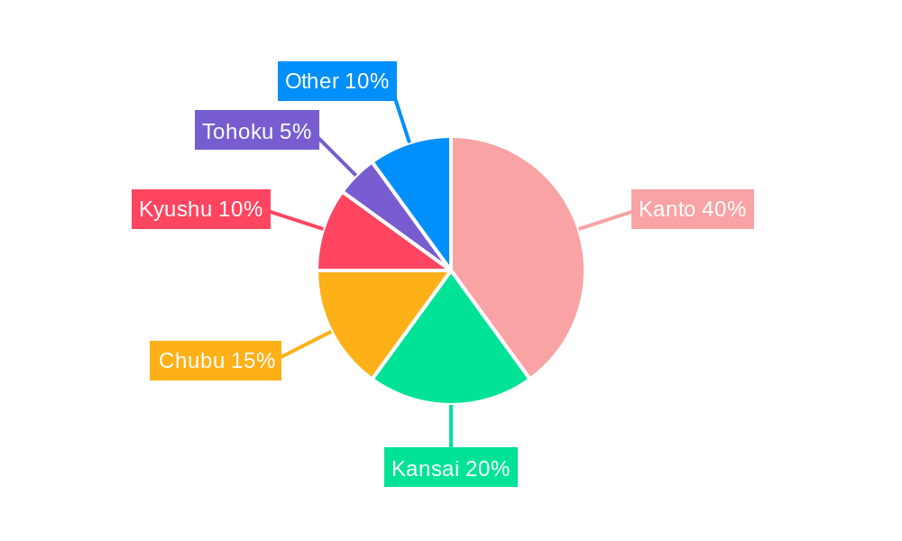 Japan International CEP Market Market Share by Region - Global Geographic Distribution