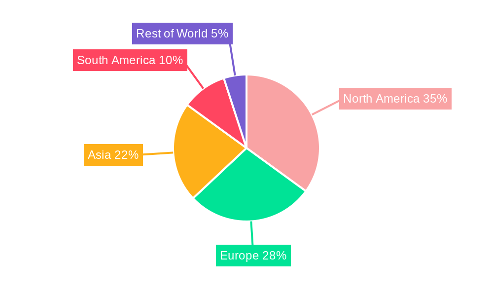 Legume Hays Market Share by Region - Global Geographic Distribution