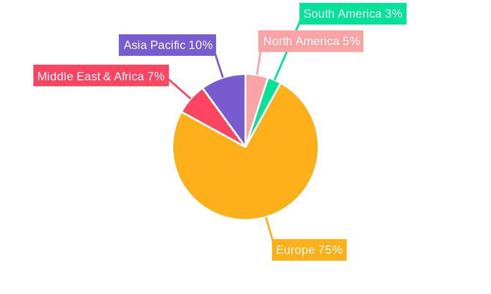 Life Insurance Market in Ireland Market Share by Region - Global Geographic Distribution