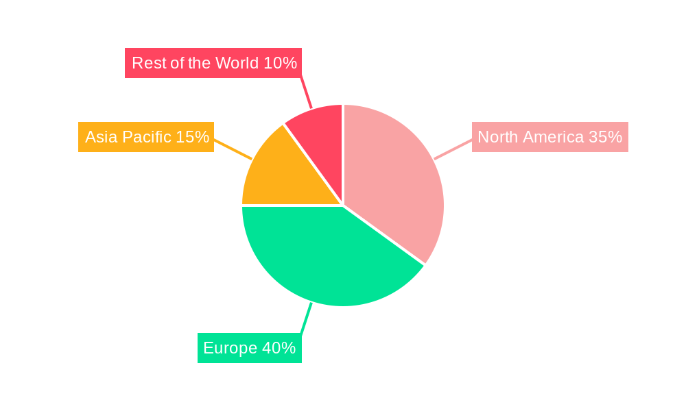Luxury Yacht Market Market Share by Region - Global Geographic Distribution