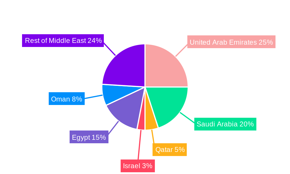 Middle East Lubricant Additives Market Market Share by Region - Global Geographic Distribution