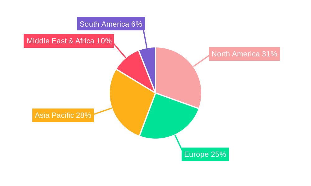 Military Rotorcraft Market Market Share by Region - Global Geographic Distribution