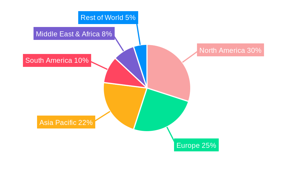 Mine Subsidence Insurance Market Share by Region - Global Geographic Distribution