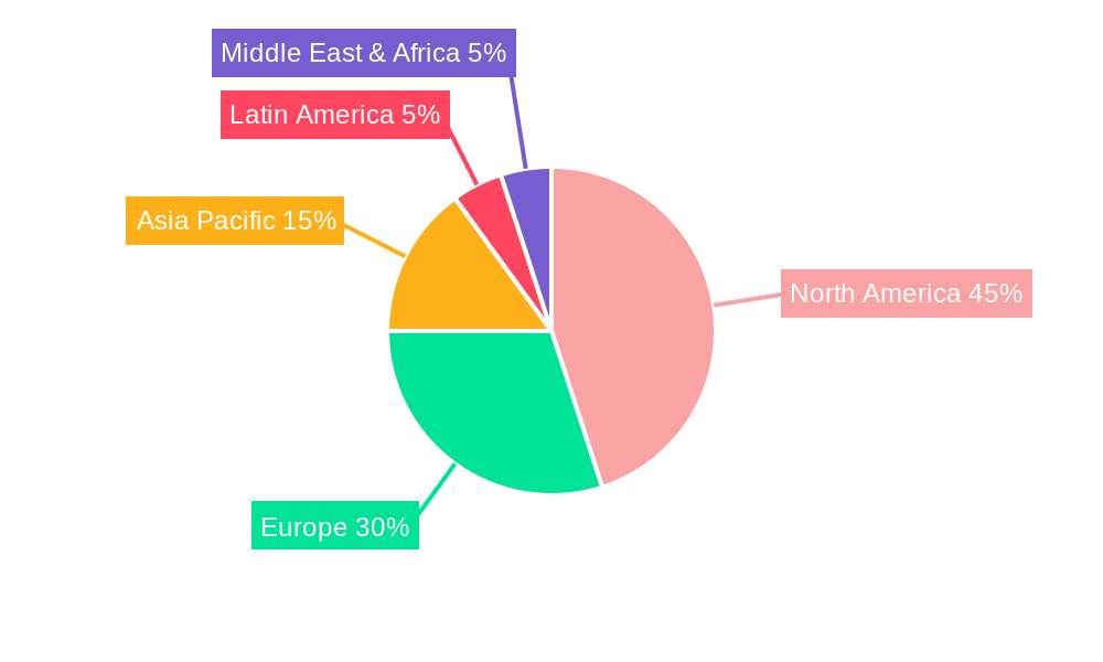 North America Dairy Protein Industry Market Share by Region - Global Geographic Distribution
