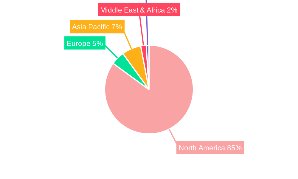 North America Drill Pipe Market Market Share by Region - Global Geographic Distribution