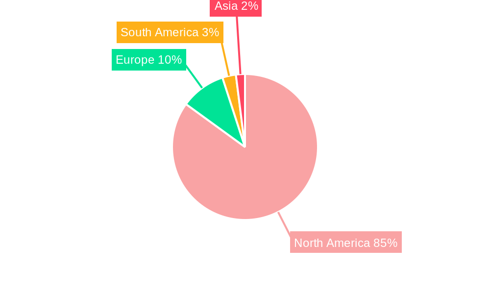 North America Maize Industry Market Share by Region - Global Geographic Distribution