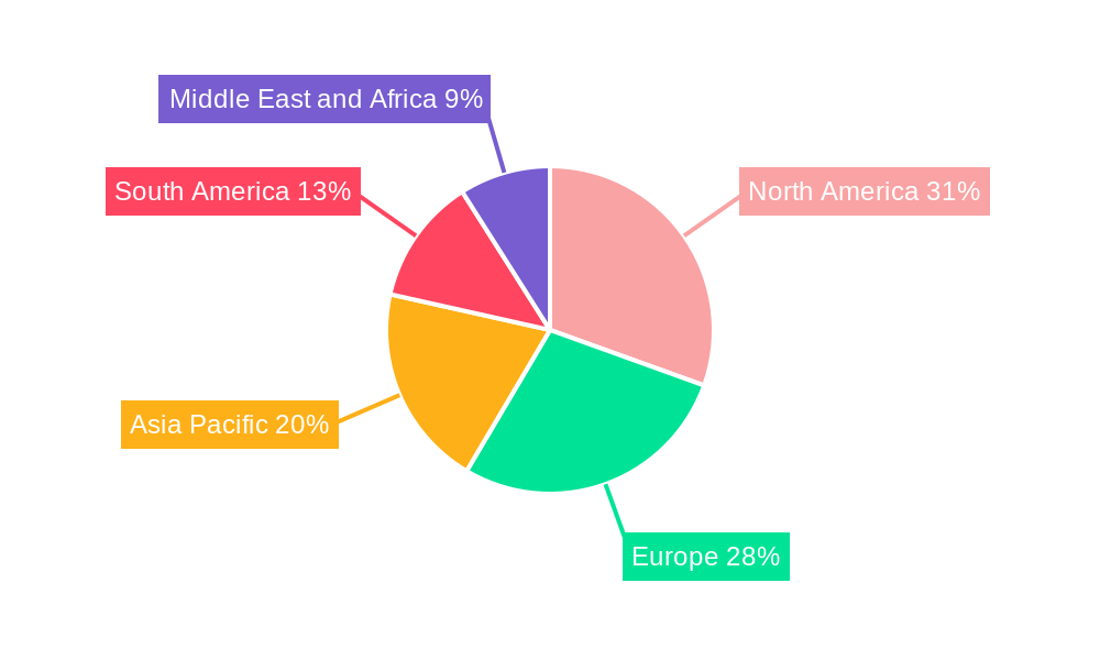 Offshore Drilling Industry Market Share by Region - Global Geographic Distribution
