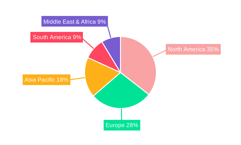 Pet Food Market Market Share by Region - Global Geographic Distribution