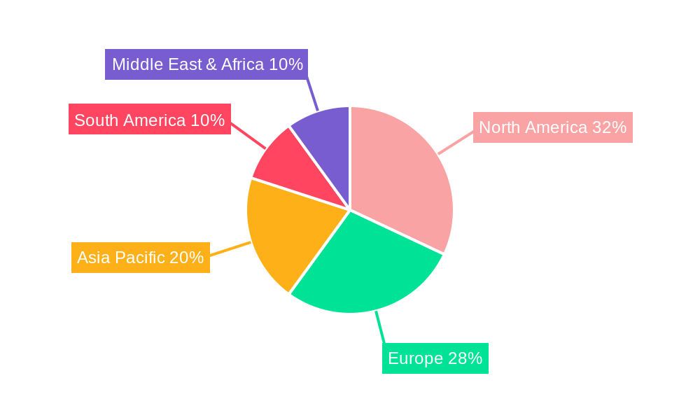 Prom Gowns Market Share by Region - Global Geographic Distribution