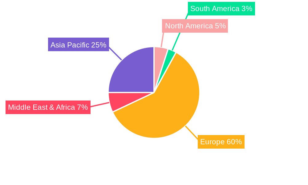 Real Estate Market in Austria Market Share by Region - Global Geographic Distribution