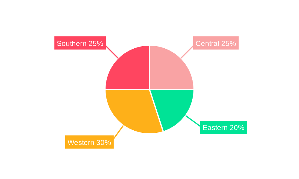 Saudi Arabia Tiles Industry Market Share by Region - Global Geographic Distribution
