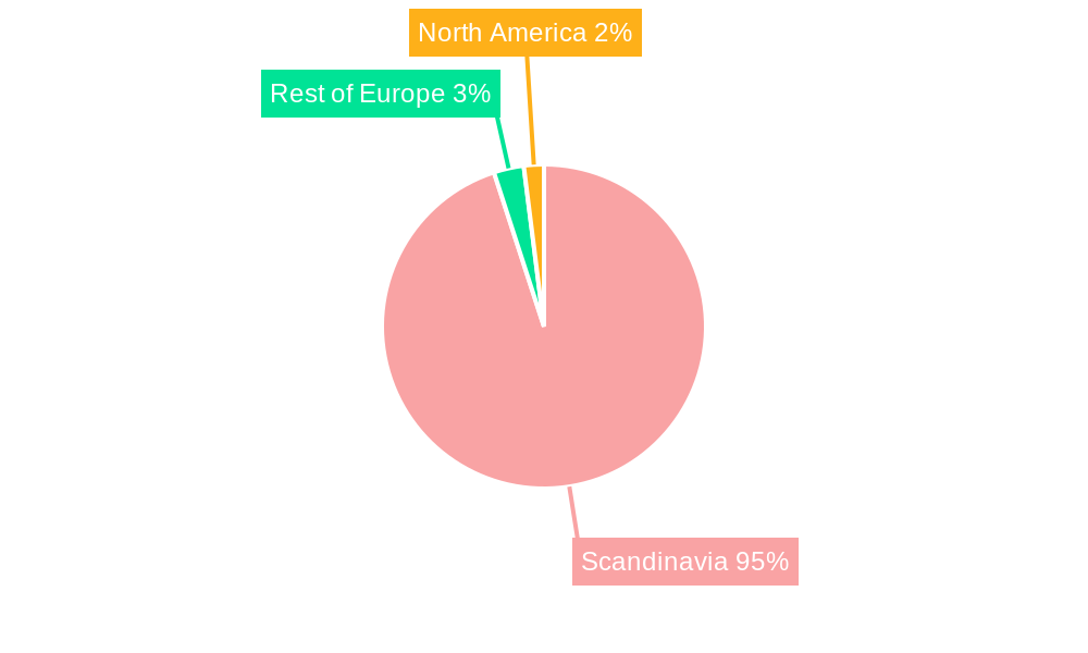 Scandinavian Real Estate Market Market Share by Region - Global Geographic Distribution