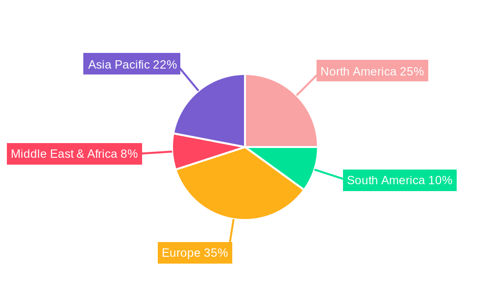 UK Sustainable Office Furniture Market Market Share by Region - Global Geographic Distribution