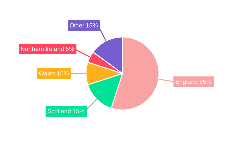 UK Warehousing Logistics Market Market Share by Region - Global Geographic Distribution