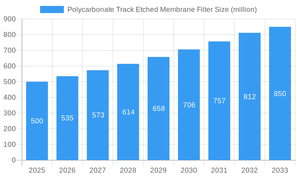 Polycarbonate Track Etched Membrane Filter Market Size and Forecast (2024-2030)