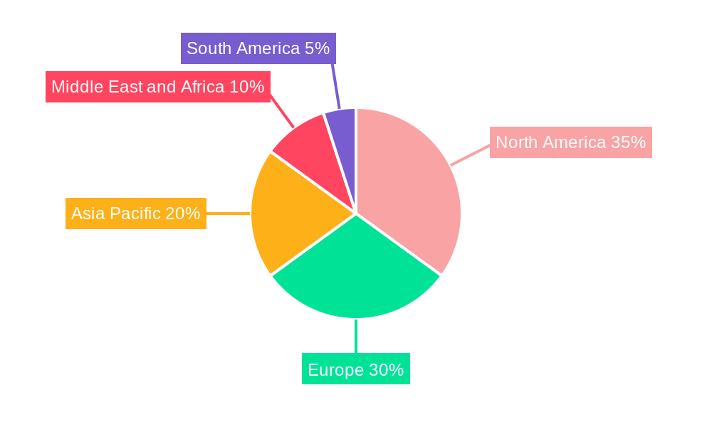 Antimicrobial Resistance Surveillance Market Market Share by Region - Global Geographic Distribution