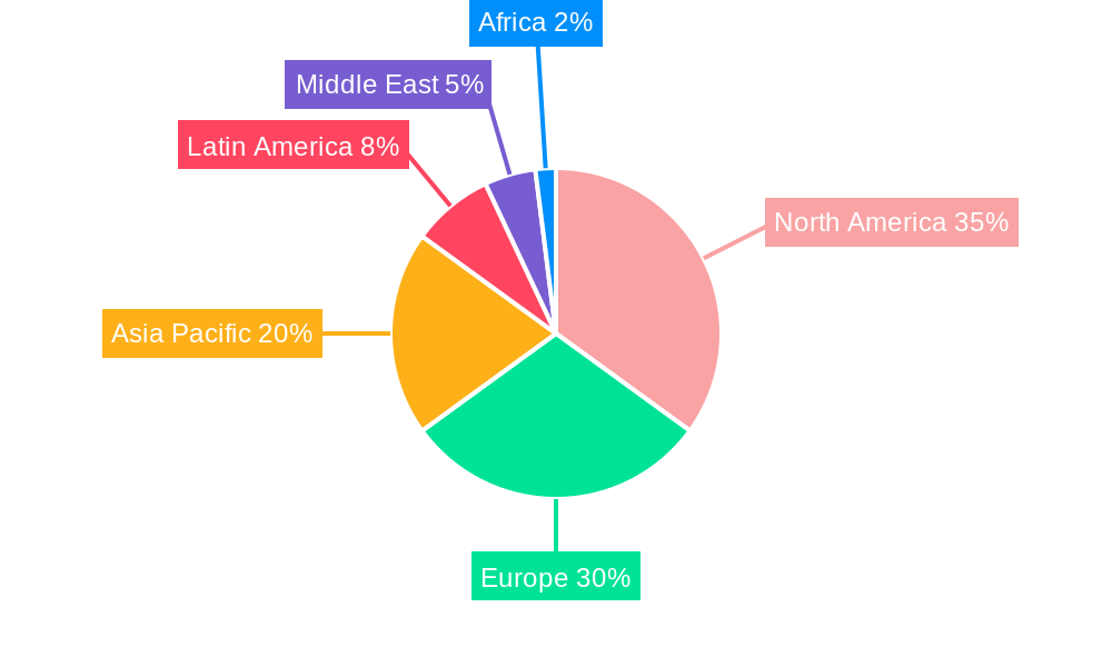 Aviation Headsets Market Market Share by Region - Global Geographic Distribution