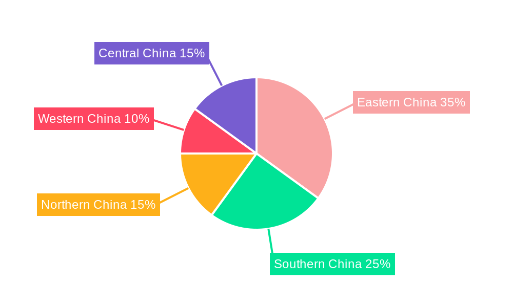 China Plastic Waste Management Industry Market Share by Region - Global Geographic Distribution