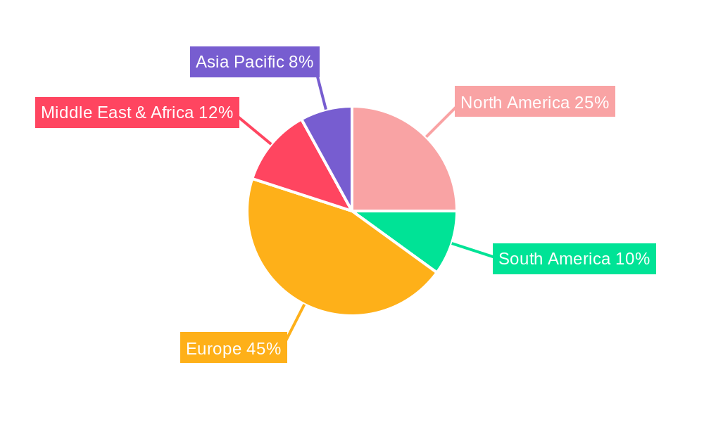 Electronic Brokerage Market in Netherlands Market Share by Region - Global Geographic Distribution
