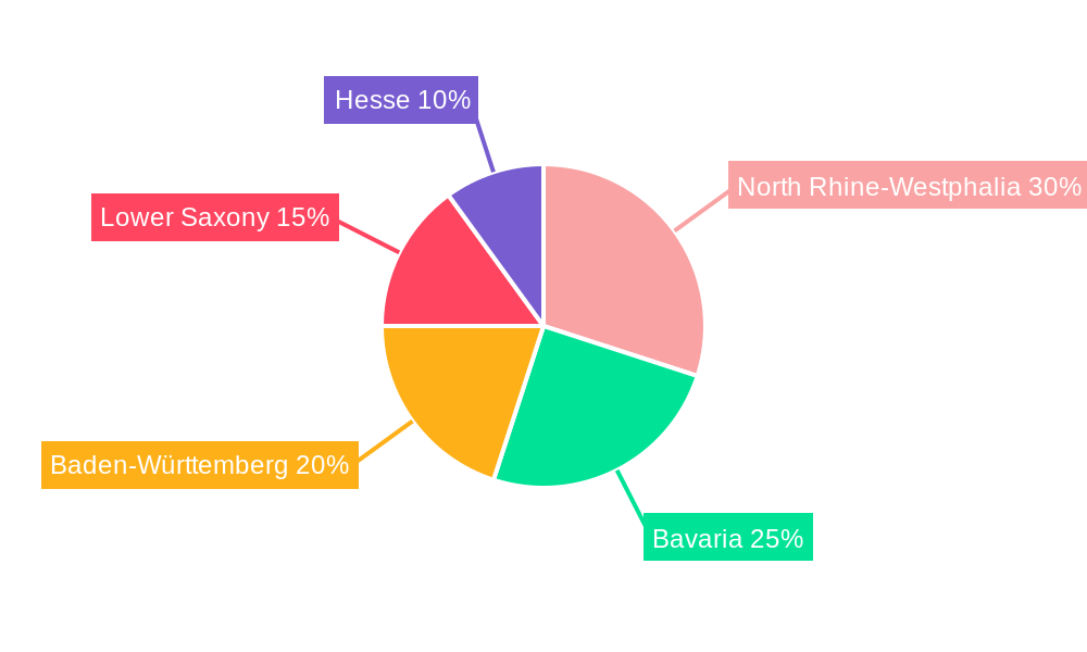 Germany Nuclear Power Reactor Decommissioning Market Market Share by Region - Global Geographic Distribution