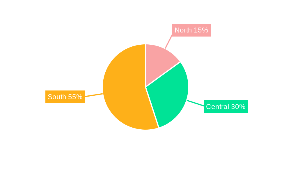 Italy Electric Vehicle Battery Materials Market Market Share by Region - Global Geographic Distribution