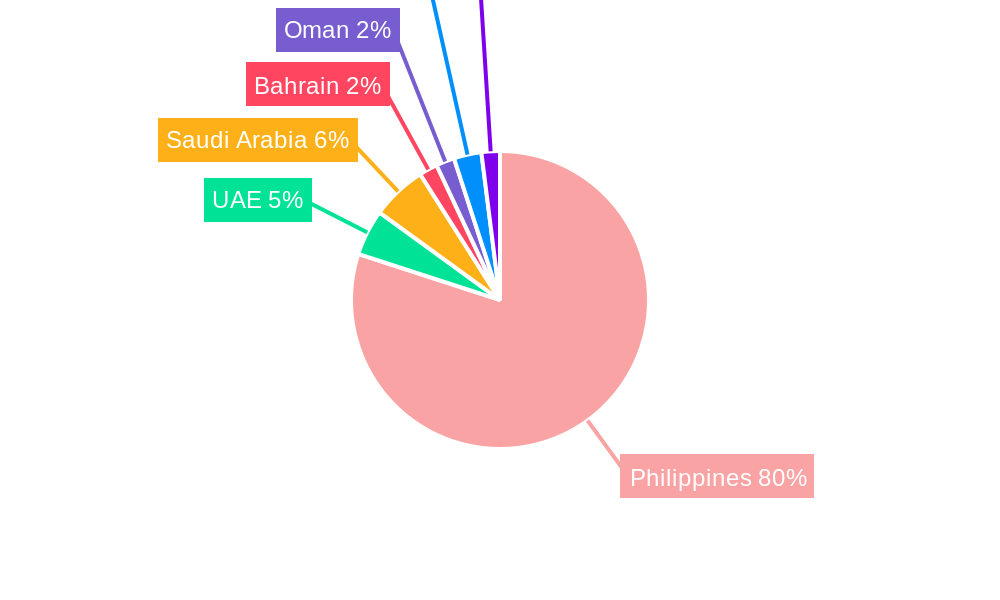 Pharmaceutical Packaging Market in the Philippines Market Share by Region - Global Geographic Distribution