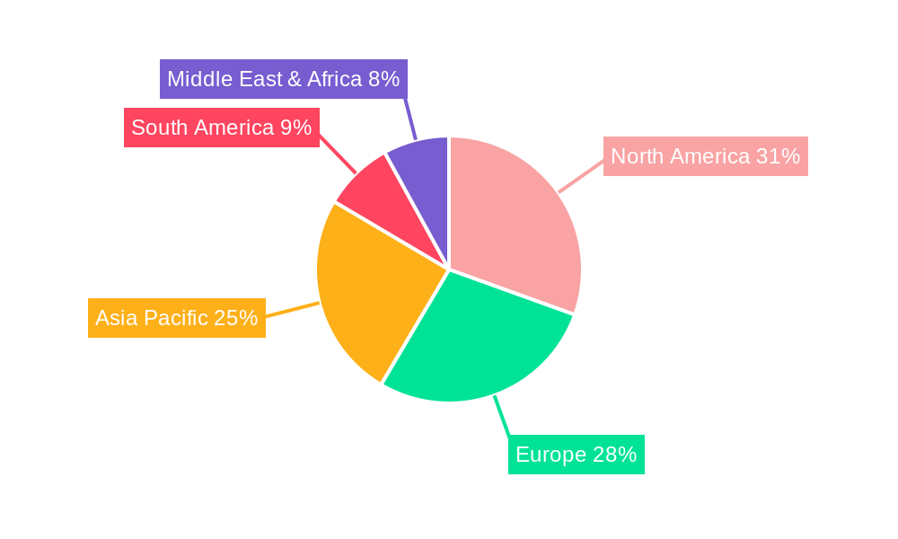 Quick Frozen Processed Foods Market Share by Region - Global Geographic Distribution