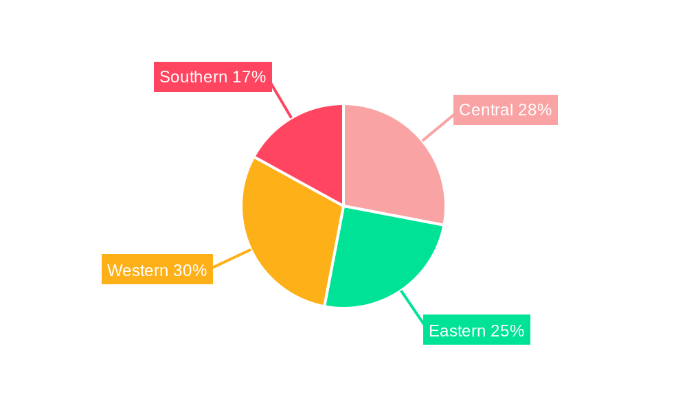 Saudi Arabia Construction Equipment Market Market Share by Region - Global Geographic Distribution