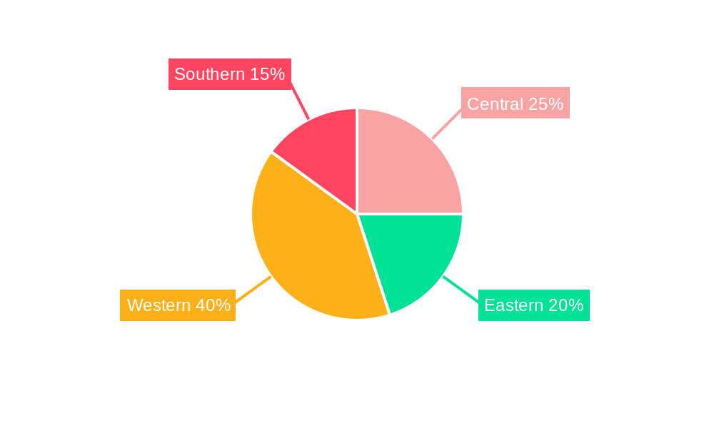Saudi Arabia Foodservice Disposable Packaging Market Market Share by Region - Global Geographic Distribution